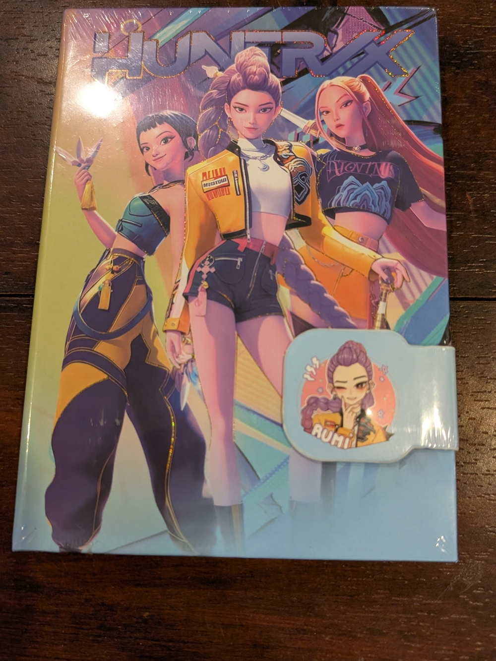 New K-pop Demon Hunters HUNTRX Illustrated Character Hardcover Notebook